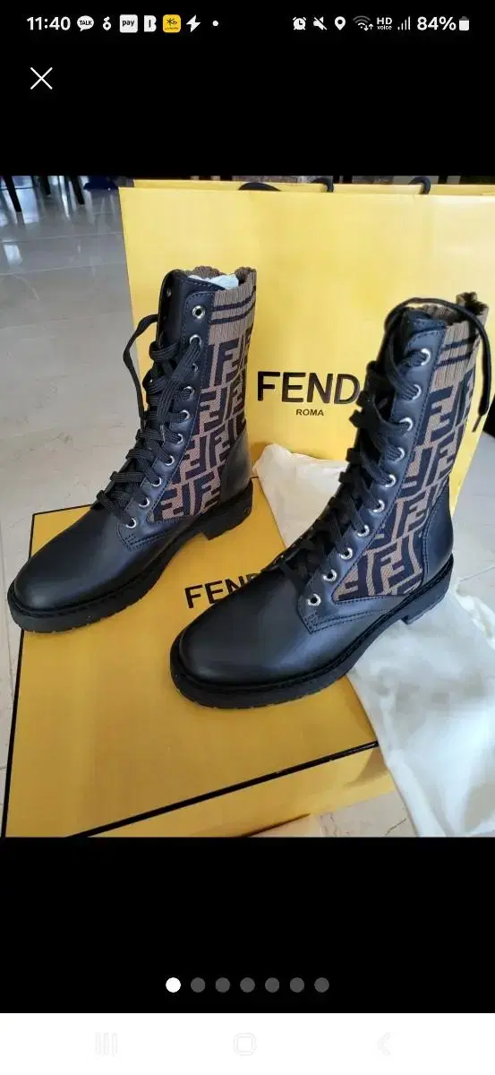 FENDI 펜디 로코코 바이커 부츠미착용사이즈37